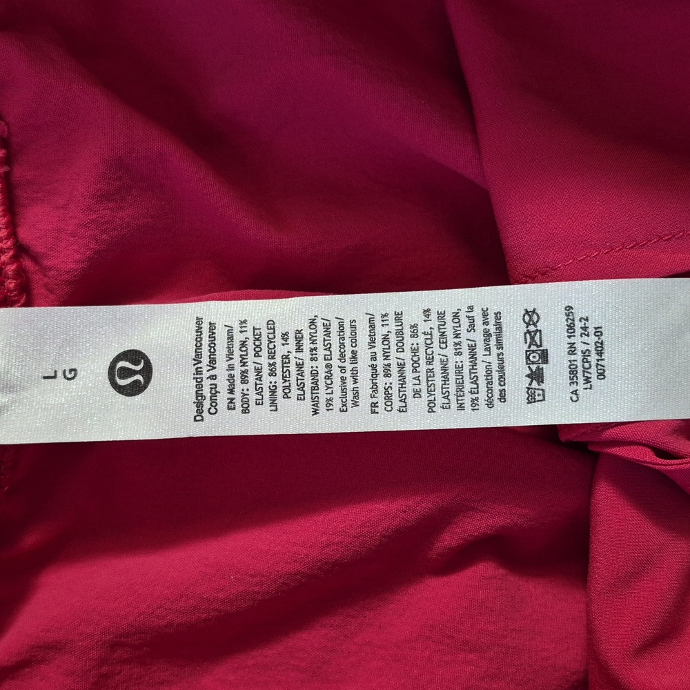 Lululemon Stretch Woven High Rise Shorts Size L - Picture 4 of 8
